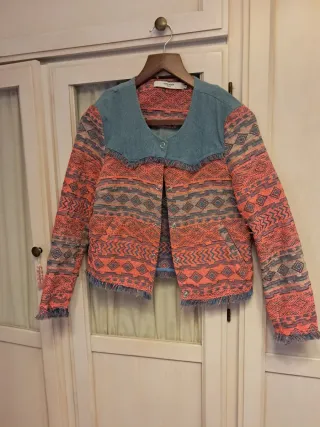 Chaqueta denim de colores