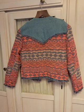 Chaqueta denim de colores