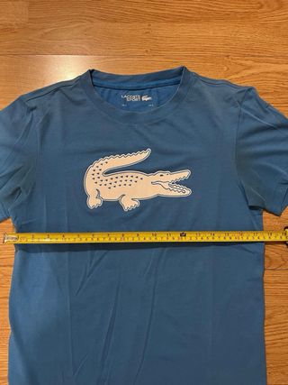 Camiseta Lacoste Azul Cocodrilo