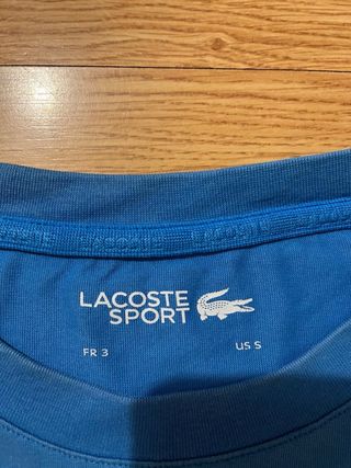 Camiseta Lacoste Azul Cocodrilo