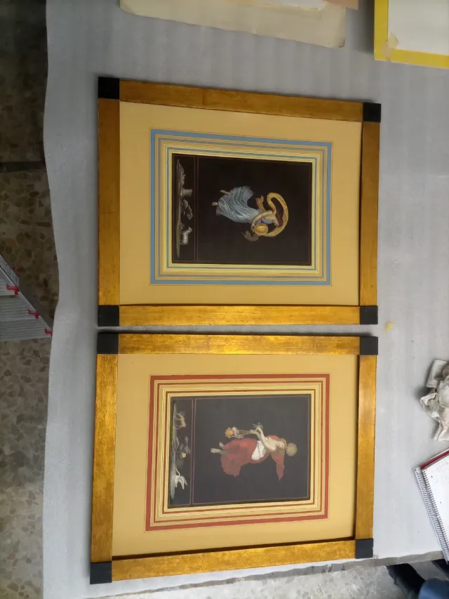 Cuadros Originales Marco Dorado artesano