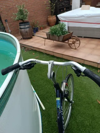 Bicicleta Gazelle azul