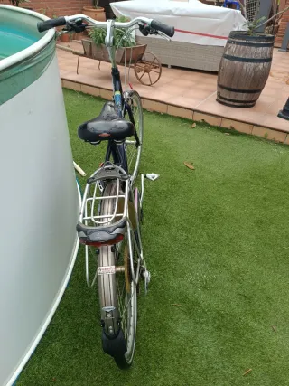 Bicicleta Gazelle azul