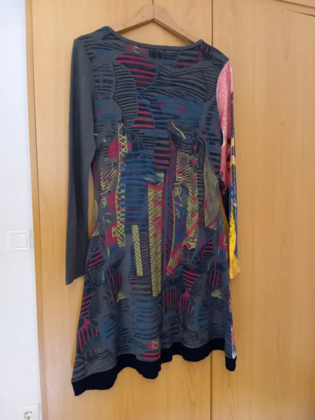 Vestido soggo estampado