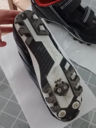 Zapatillas Ciclismo Mujer Spiuk Negras Rojas