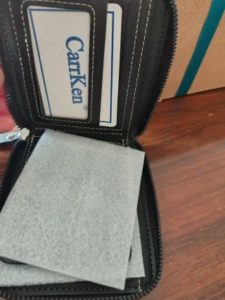 Set Portafoglio uomo CARREN STYLE grigio