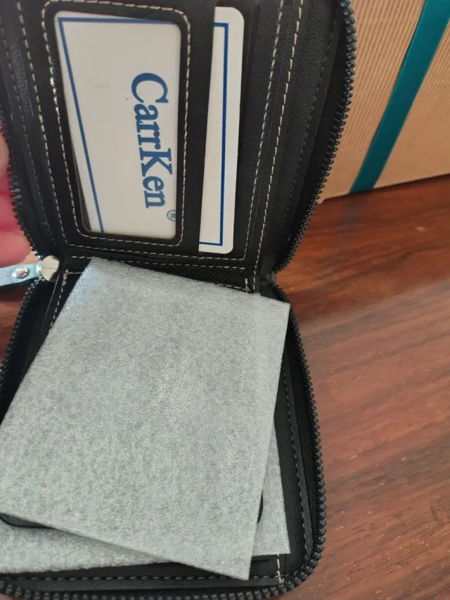 Set Portafoglio uomo CARREN STYLE grigio