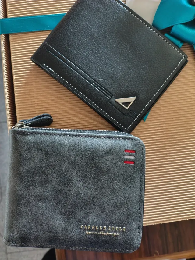 Set Portafoglio uomo CARREN STYLE grigio