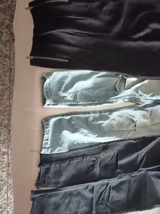 Pantalones negros y vaqueros talla 36