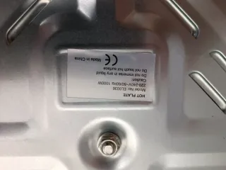 Stufa elettrica bianca 1000W
