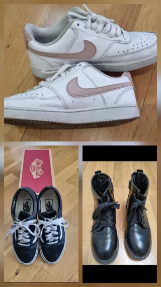Lote vans, nike, mustang número 37