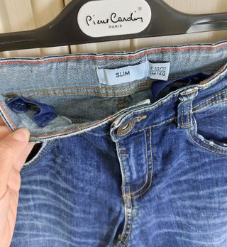 Jeans Slim Blu Denim 10-11 Anni