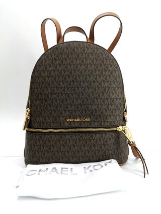 Mochila Michael Kors Rhea Grande Lona Revestida