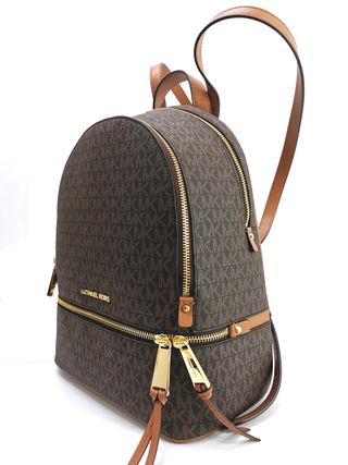 Mochila Michael Kors Rhea Grande Lona Revestida