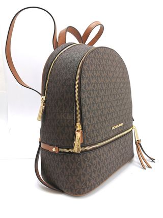 Mochila Michael Kors Rhea Grande Lona Revestida