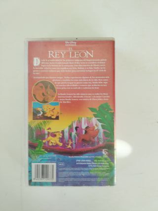 Cinta VHS El Rey León (Clásicos Disney)