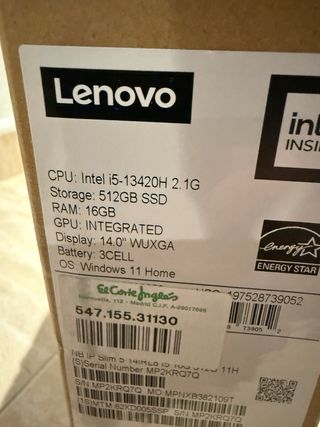 Lenovo IdeaPad Slim 5 14IRL8 i5 16GB 512GB SSD