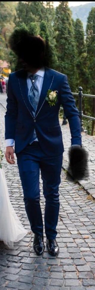 Traje de Novio Gobiani Azul