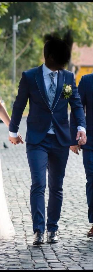 Traje de Novio Gobiani Azul