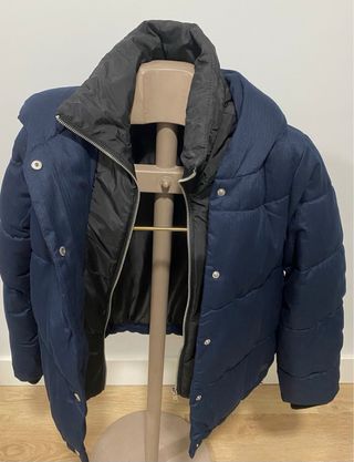 Cazadora acolchada reversible mujer