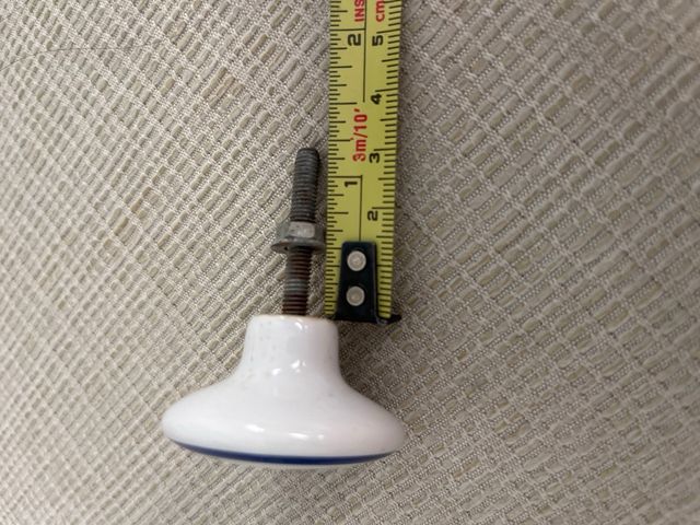 5 Pomos Cerámica Caras Dibujadas