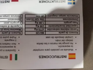 Imán de neodimio con argolla