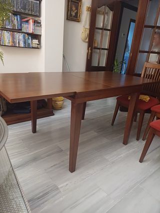 Mesa comedor extensible madera maciza