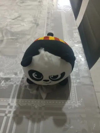 Peluche panda con cappello