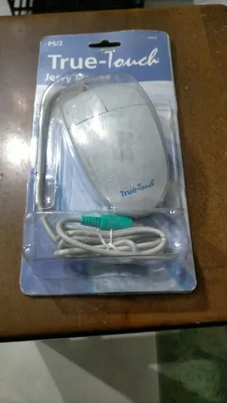 Ratón True-Touch PS/2 Blanco y Verde