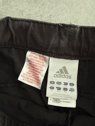 Pantalón chándal Adidas 3/4 negro y rosa
