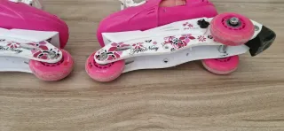 Patines niña rosas,ideales para iniciarse,