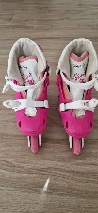 Patines niña rosas,ideales para iniciarse,