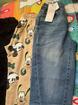 Lote 4 pantalones niño
