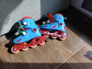 Patines Oxelo Talla 32-34 Ruedas Cambiadas