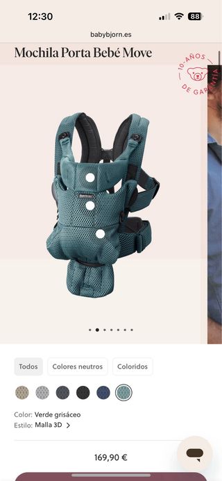 Mochila Porta Bebés BabyBjörn