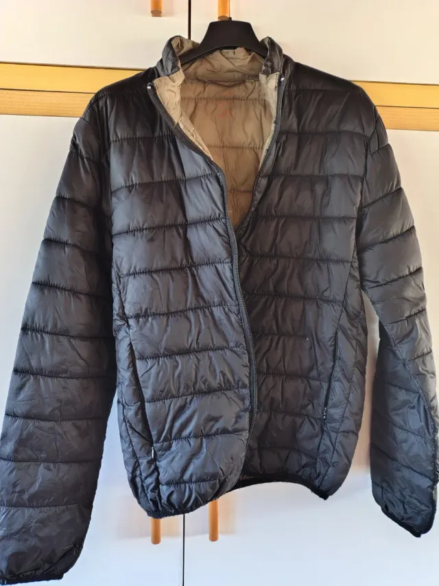 Piumino uomo nero