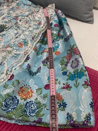 Traje de Fallera Niña Azul Completo talla 5-7 años