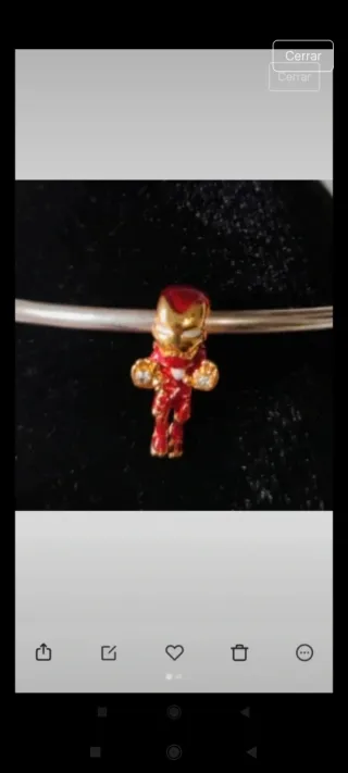 Charm Iron Man Nuevo