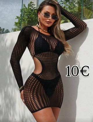 Vestido sexy mujer talla única