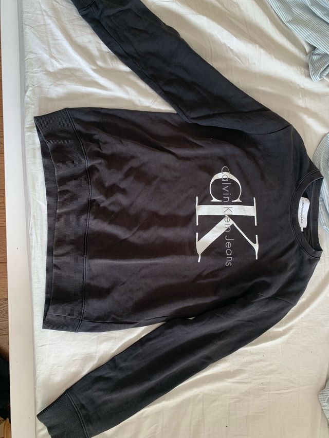 Sudadera Calvin Klein Negra Talla L