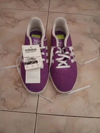 Zapatillas Adidas Neo Talla 38 Moradas