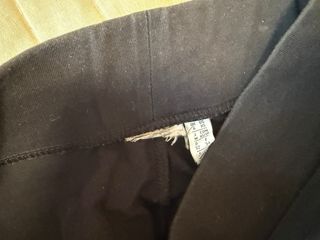 Leggings Adidas Negros con Rayas Blancas