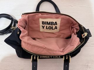 Bolso Bimba y Lola Negro Nylon