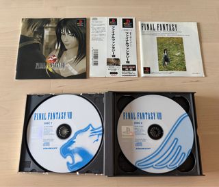 Final Fantasy VIII PS1 JAP Spine Card