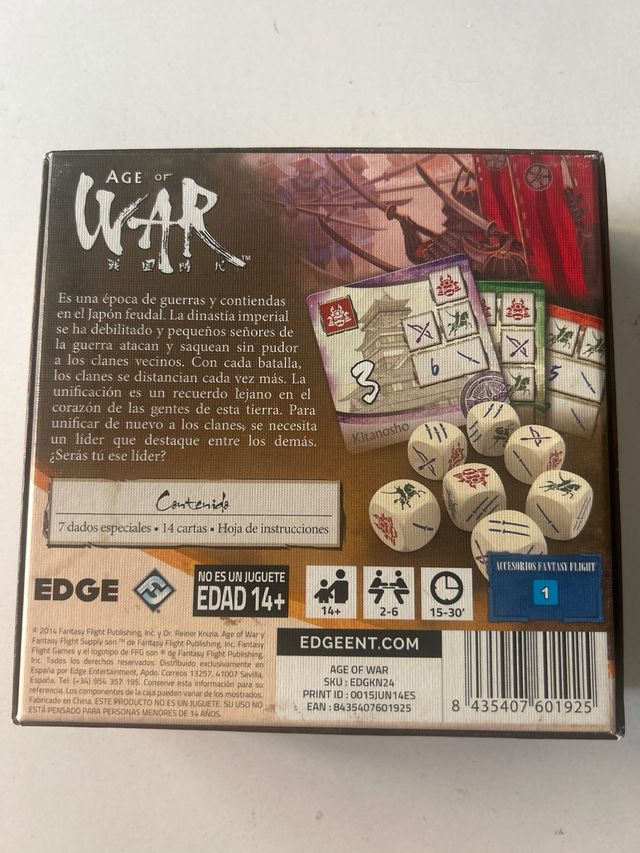 Juego de mesa Age of War Español