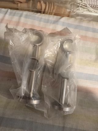 Soportes para barra de cortina (2 unidades)