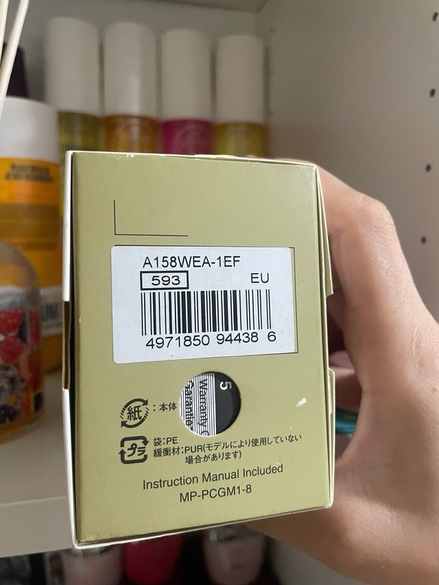 Reloj Casio dorado vintage