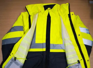 Anorak Parka Chaqueta Triple Uso Reflectante