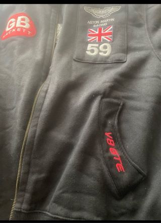 Chaqueta Aston Martin Racing Negra