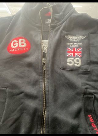 Chaqueta Aston Martin Racing Negra